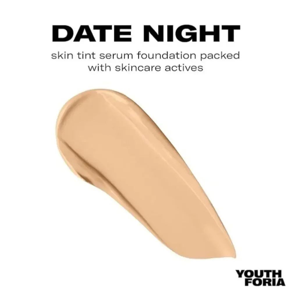 NEW YOUTH FORIA Date Night Liquid 345 Skin Care Serum $58 Foundation Face Makeup